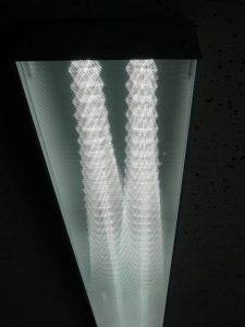 Lichtstreuung durch Makrolon Prismenmaterial